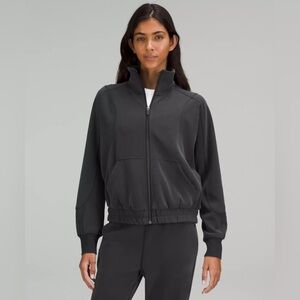 Lululemon Brushed Softstreme Funnel-Neck Zip Up